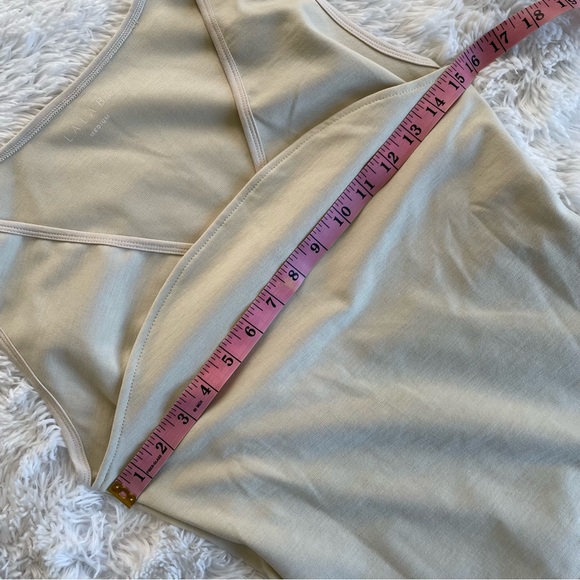 Nursing & Babywear Scoop Neck Tank Top in Cream - Picture 8 of 10